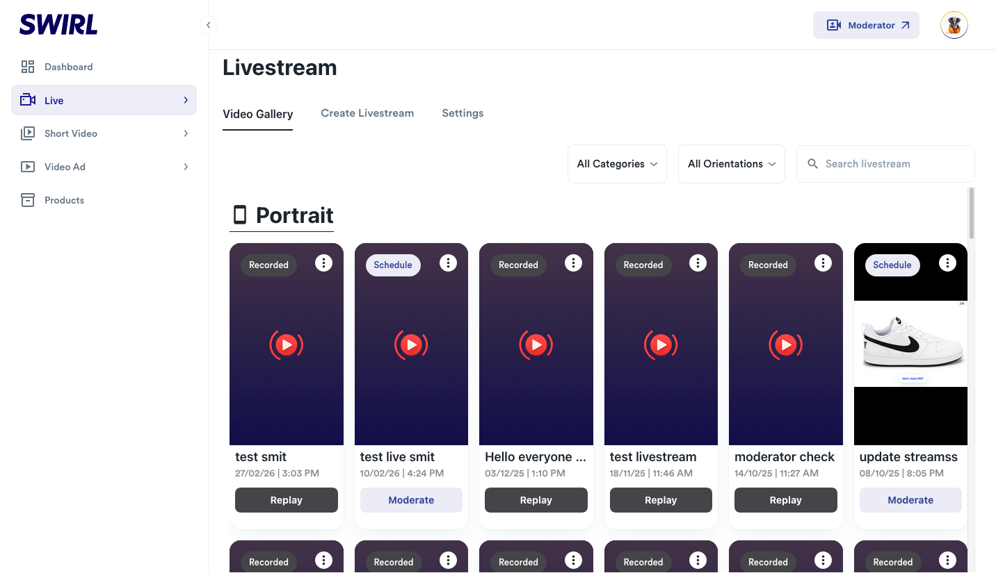 Livestream Shopping screenshot